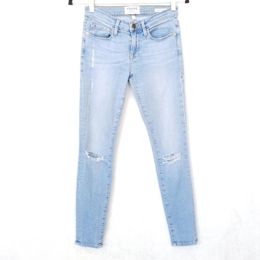 FRAME Le Skinny de Jeanne Miramonte Wash Size 25